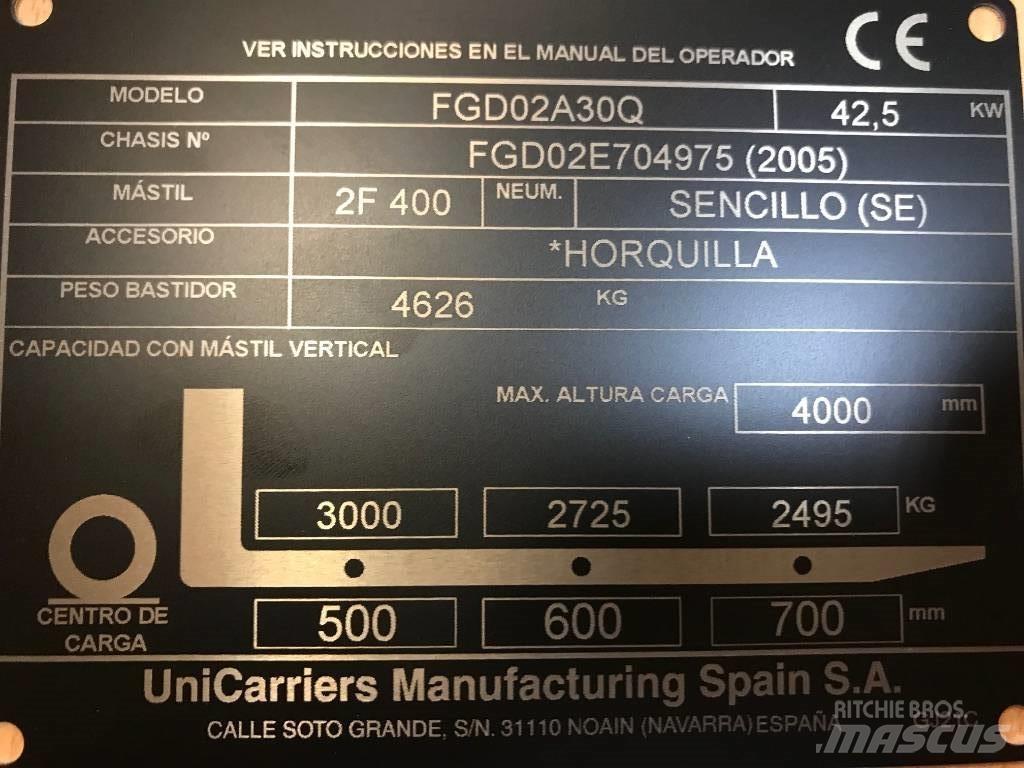Nissan FGD02A30Q Empilhadores Diesel