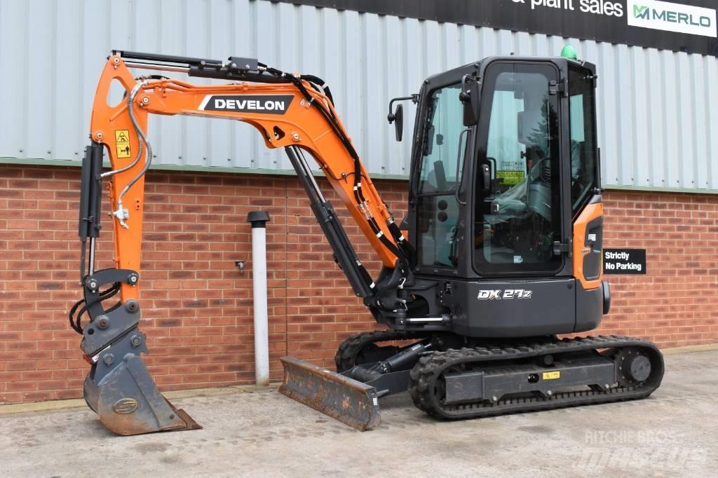 Develon DX27Z-7 Mini Escavadoras <7t
