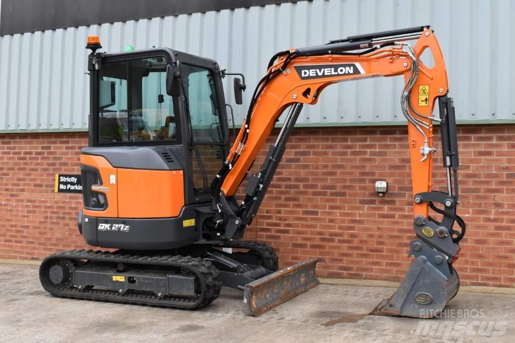 Develon DX27Z-7 Mini Escavadoras <7t