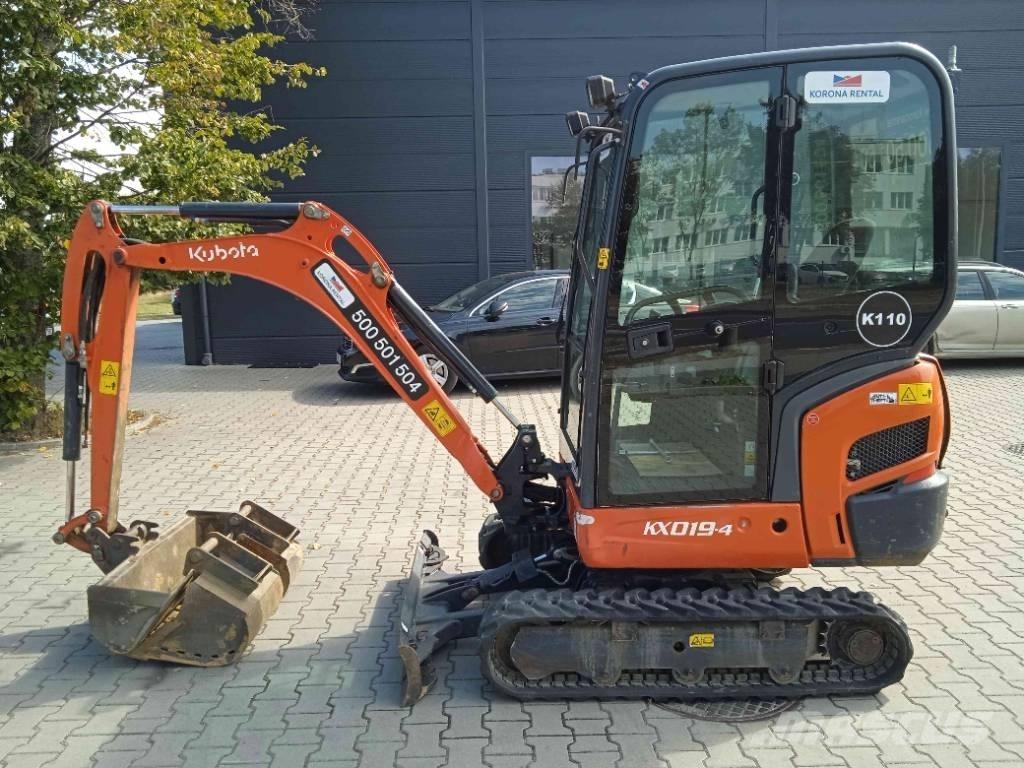 Kubota KX 019-4 Mini Escavadoras <7t