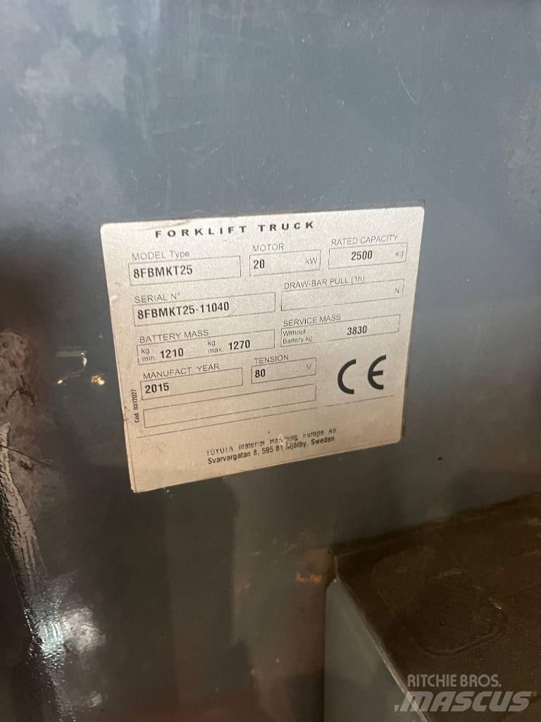 Toyota 8 FBMKT 25 Empilhadores eléctricos