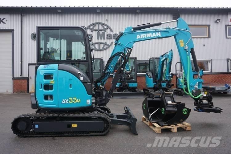 Airman AX 33 U Mini Escavadoras <7t