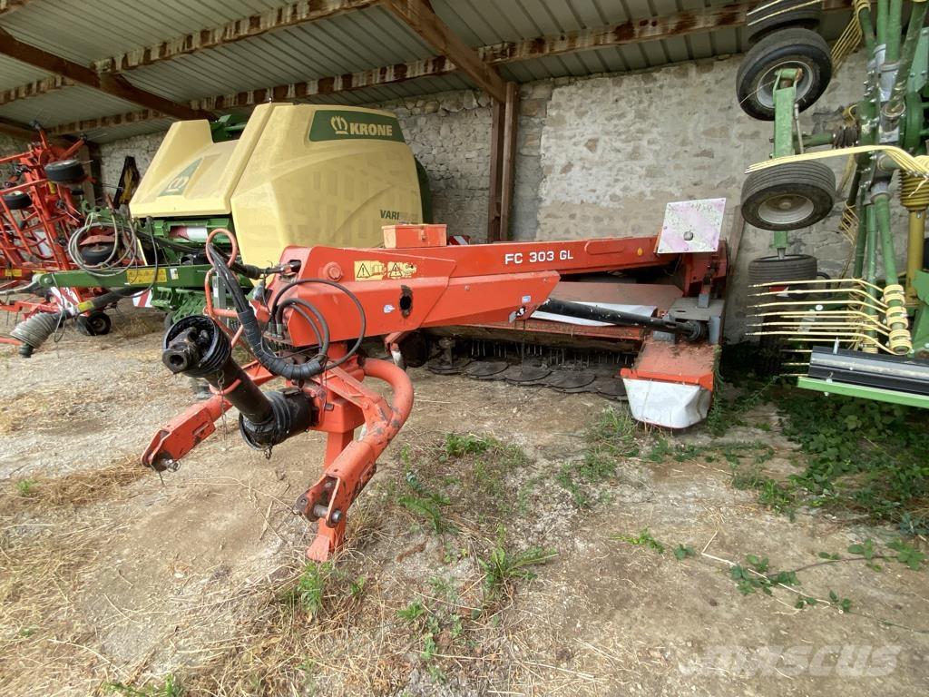 Kuhn FC303GL Corta-Relvas montadas e arrastadas