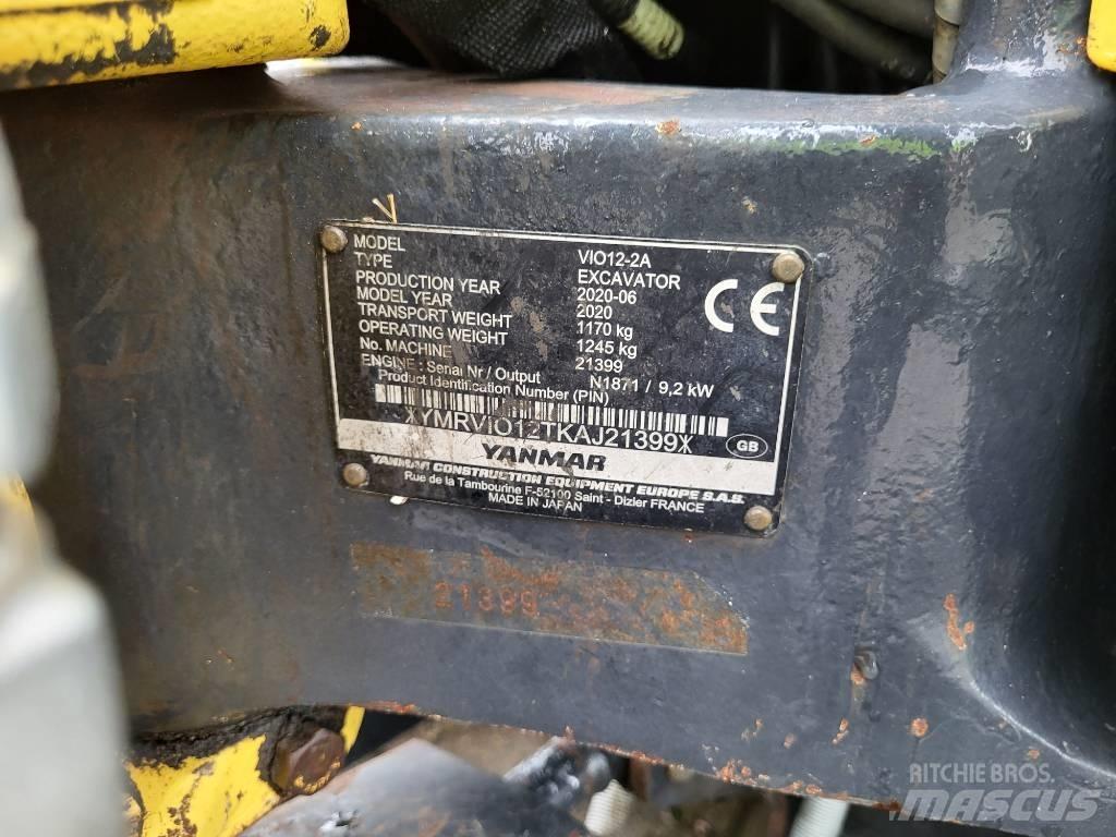 Yanmar VIO12 Mini Escavadoras <7t