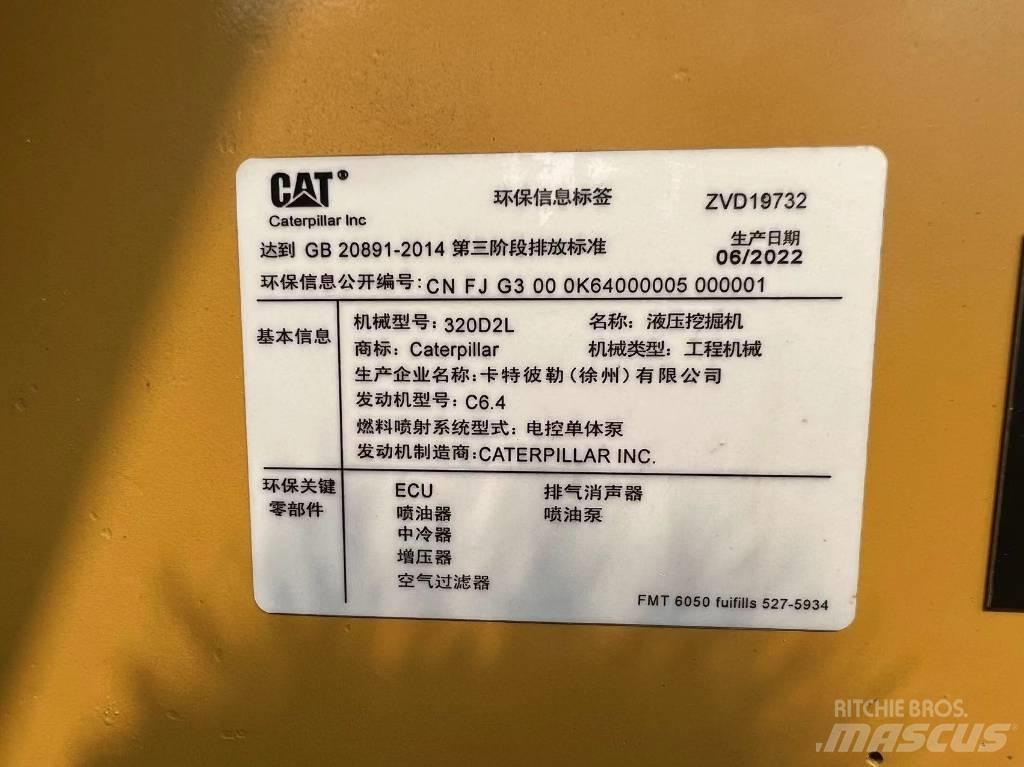 CAT 320 D Escavadoras de rastos