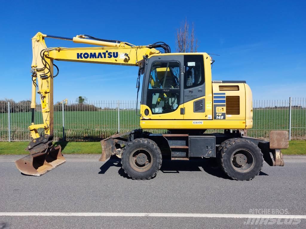 Komatsu PW148-10 Escavadoras de rodas