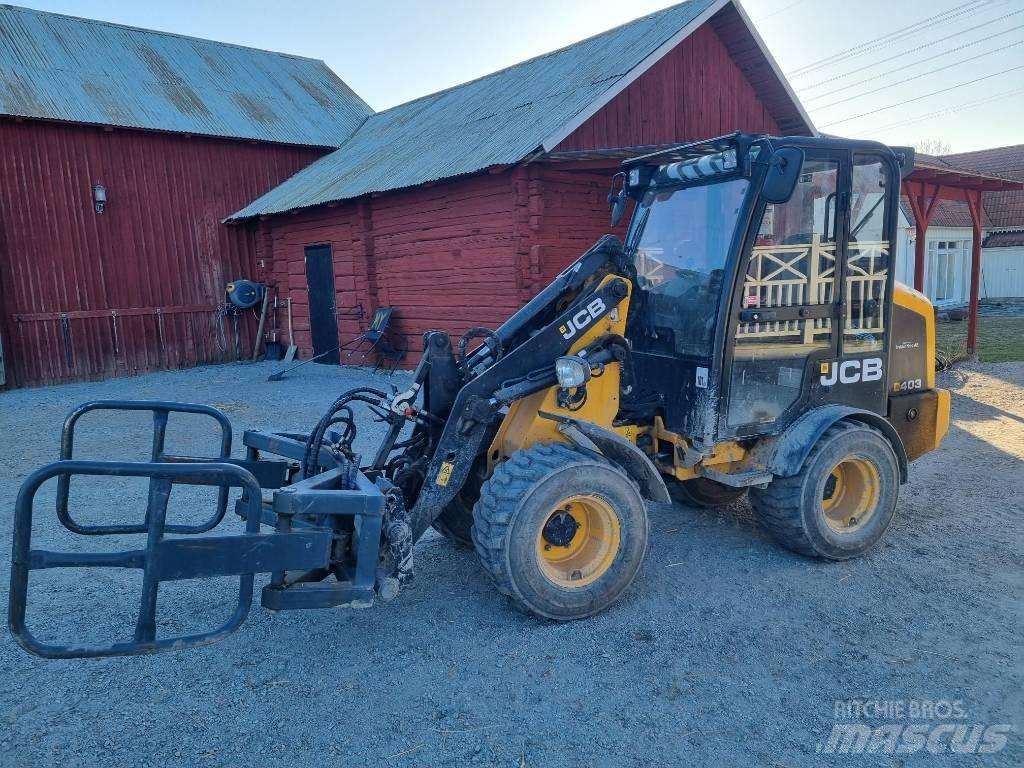 JCB 403 Carregadoras de direcção deslizante