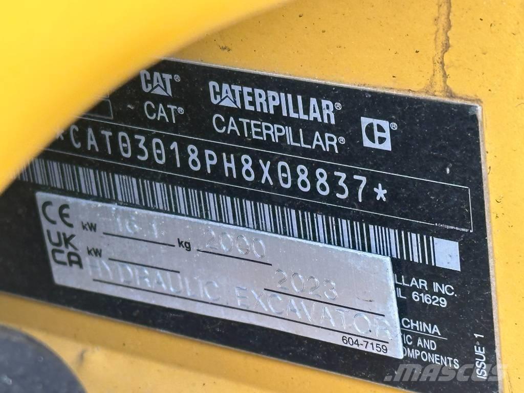CAT 301.8 Mini Escavadoras <7t