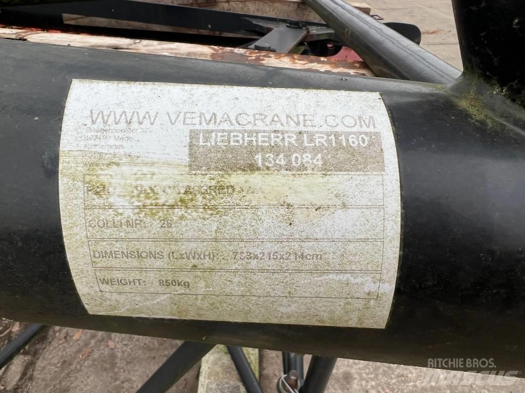 Liebherr LR 1160 Peças e equipamento de gruas