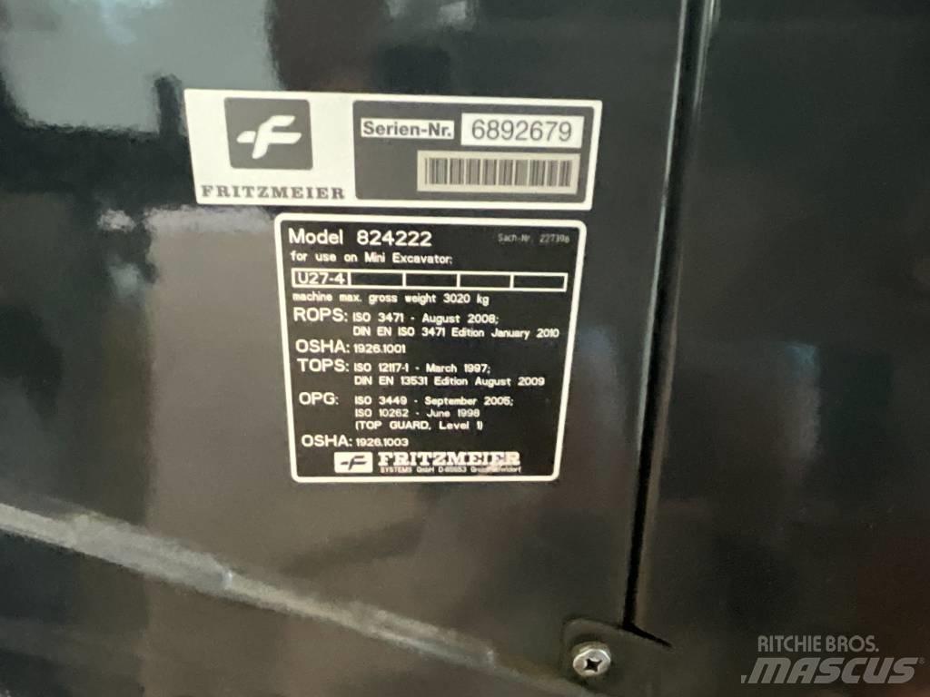 Kubota U 27-4 Cabines e interior máquinas construção