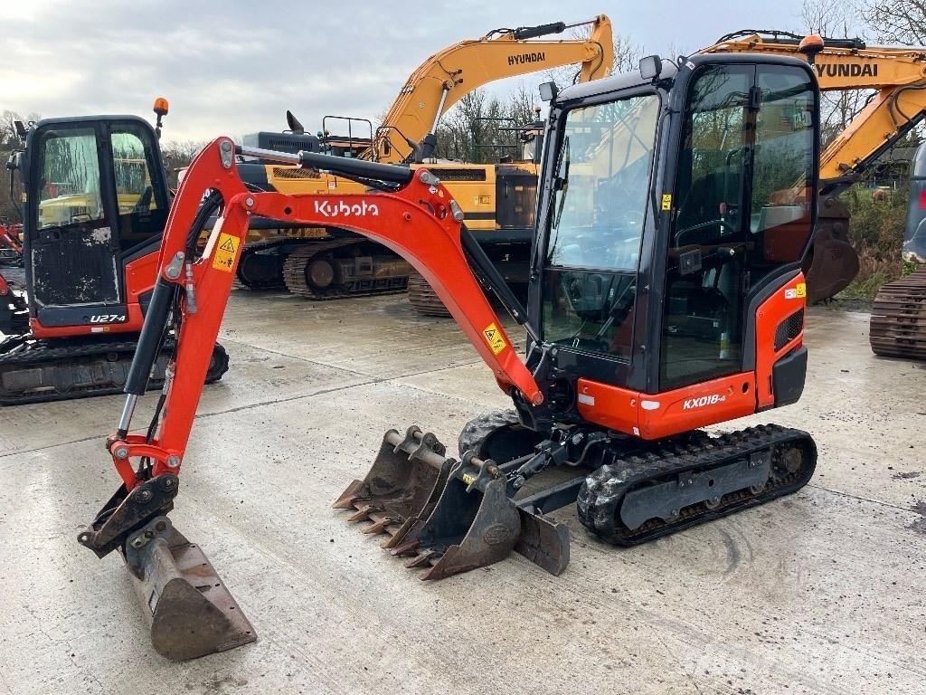 Kubota KX 018-4 Mini Escavadoras <7t