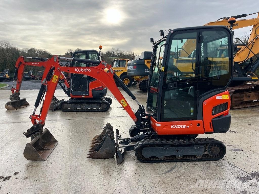 Kubota KX 018-4 Mini Escavadoras <7t