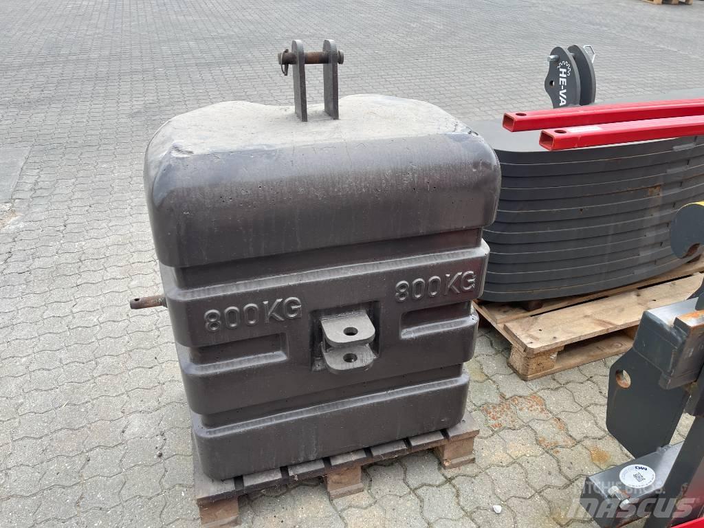 He-Va 800 KG Pesos Frontais