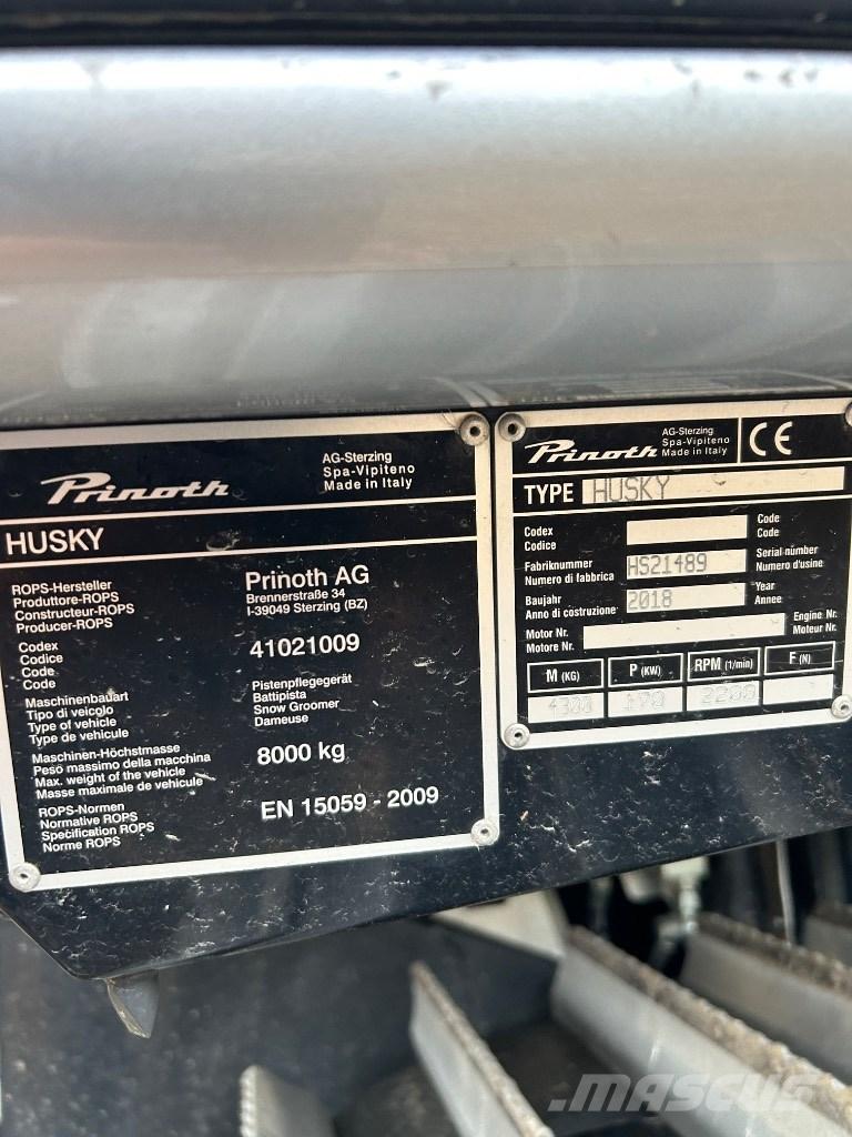 Prinoth Husky Snow groomers