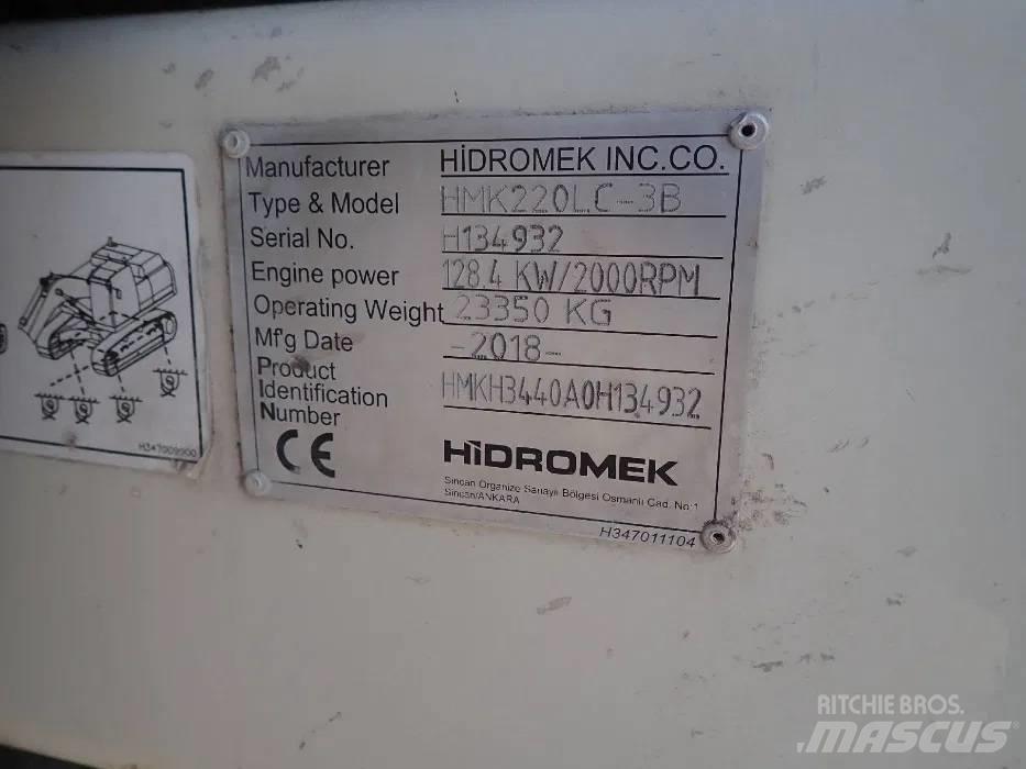 Hidromek HMK 220LC Escavadoras de rastos