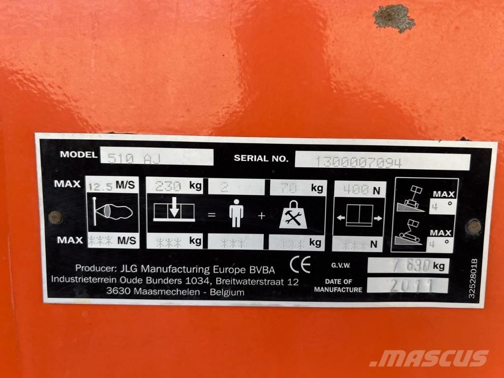 JLG 510 AJ Elevadores braços articulados