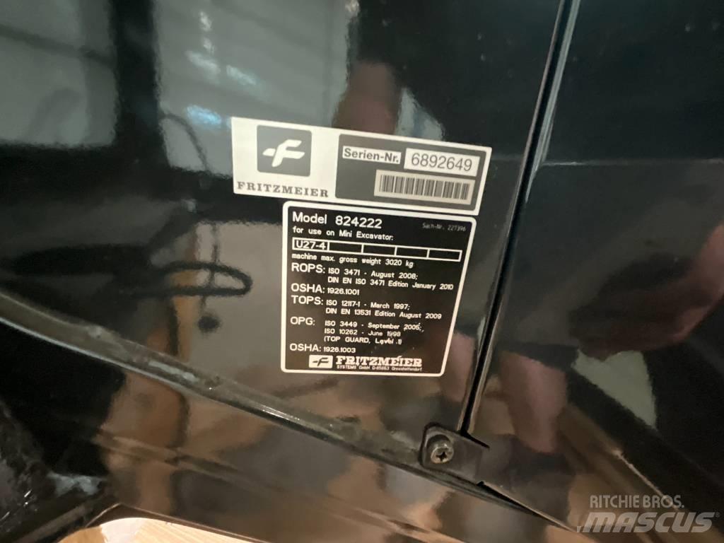 Kubota U 27-4 Cabines e interior máquinas construção