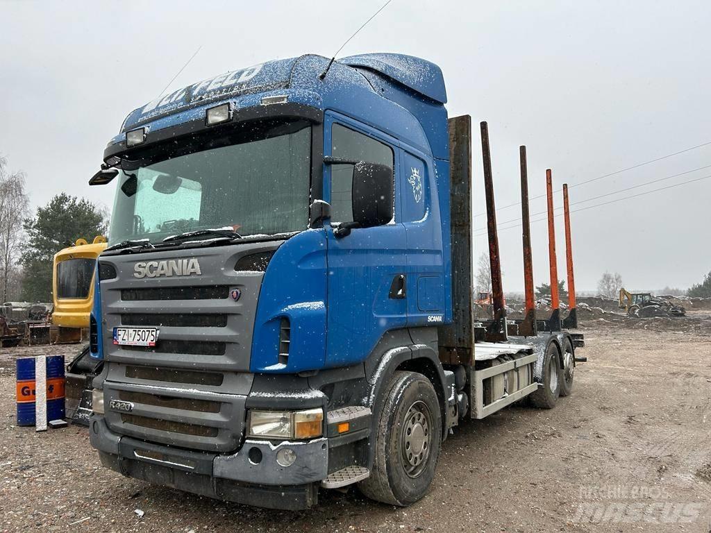 Scania R 420 Camiões de transporte de troncos