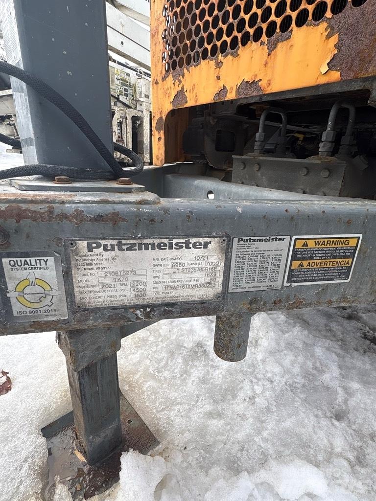 Putzmeister TK 70 Camiões bomba Betão