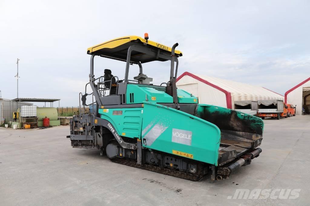 Vögele Super 1800 - 2 Pavimentadoras de asfalto