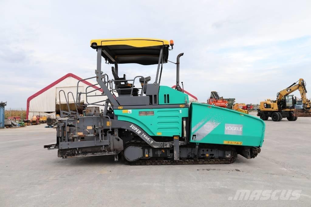 Vögele Super 1800 - 2 Pavimentadoras de asfalto