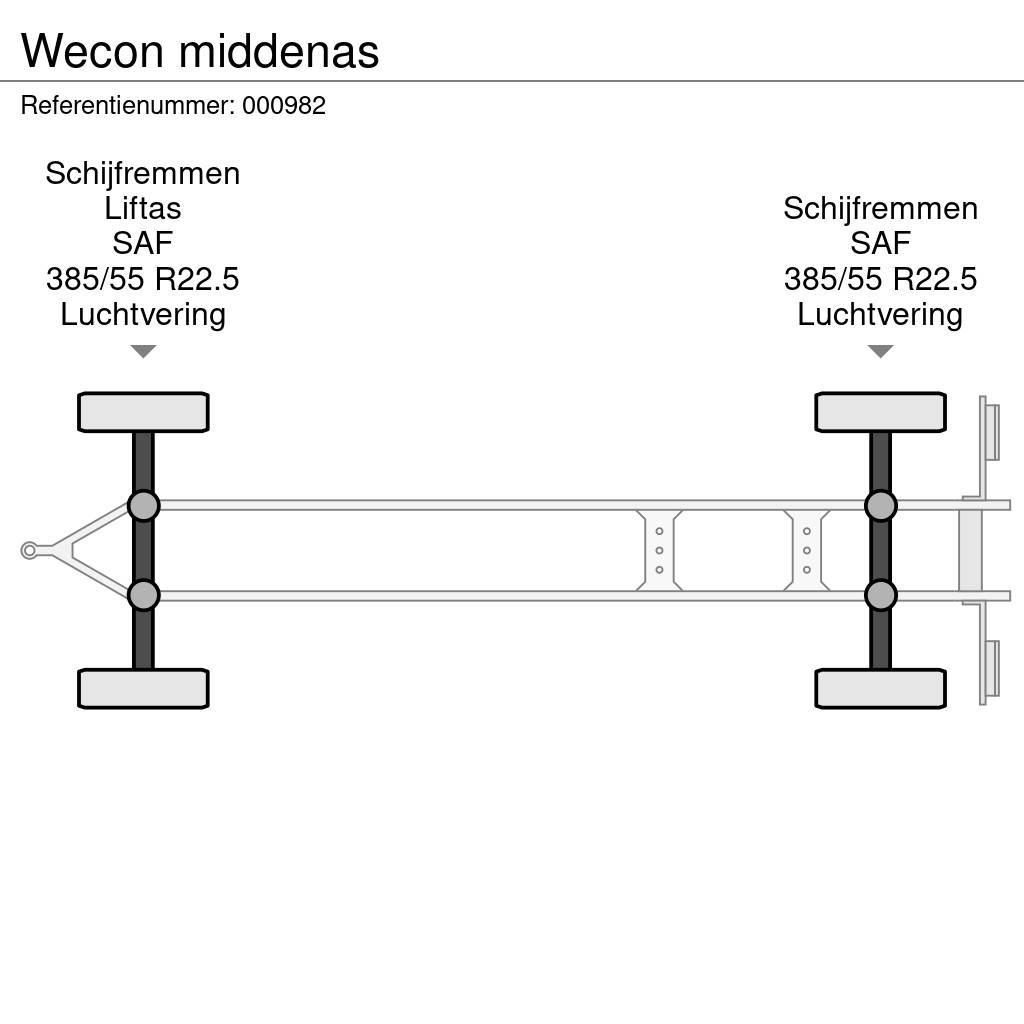 Wecon middenas Reboques estrado/caixa aberta
