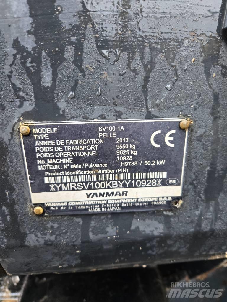 Yanmar SV 100-1A Escavadoras Midi 7t - 12t