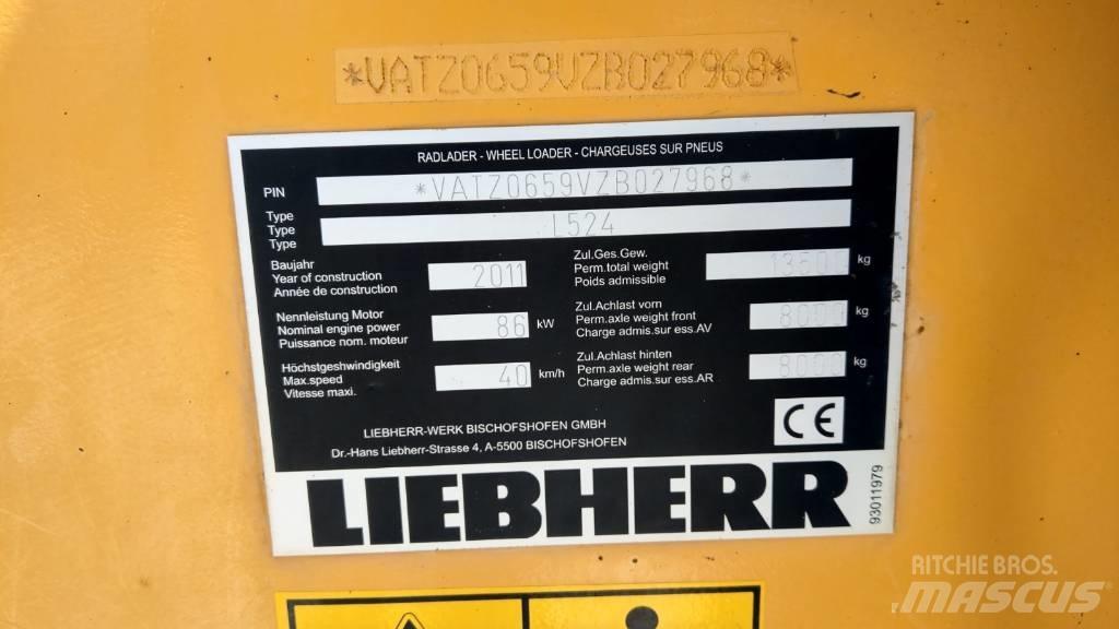 Liebherr L 524 Pás carregadoras de rodas