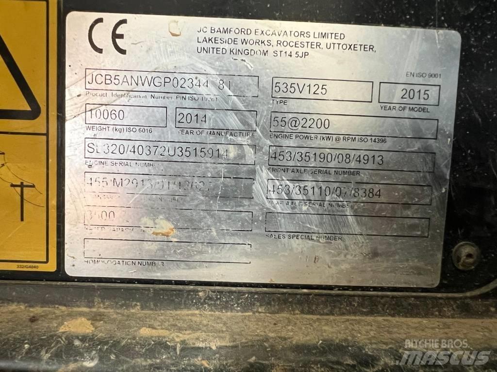 JCB 535-125 Manipuladores telescópicos