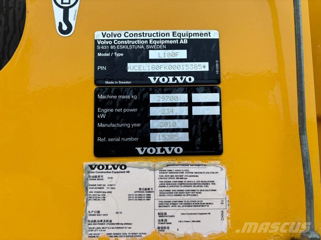 Volvo Radlader L180F Pás carregadoras de rodas