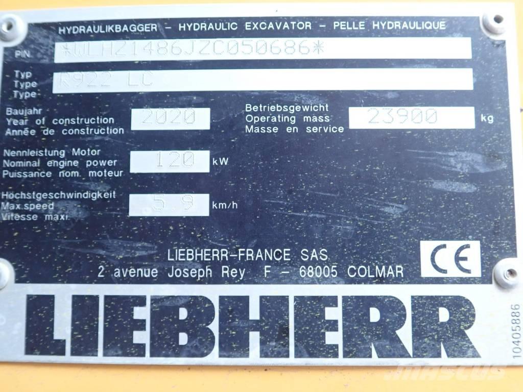 Liebherr R 922 LC Escavadoras de rastos