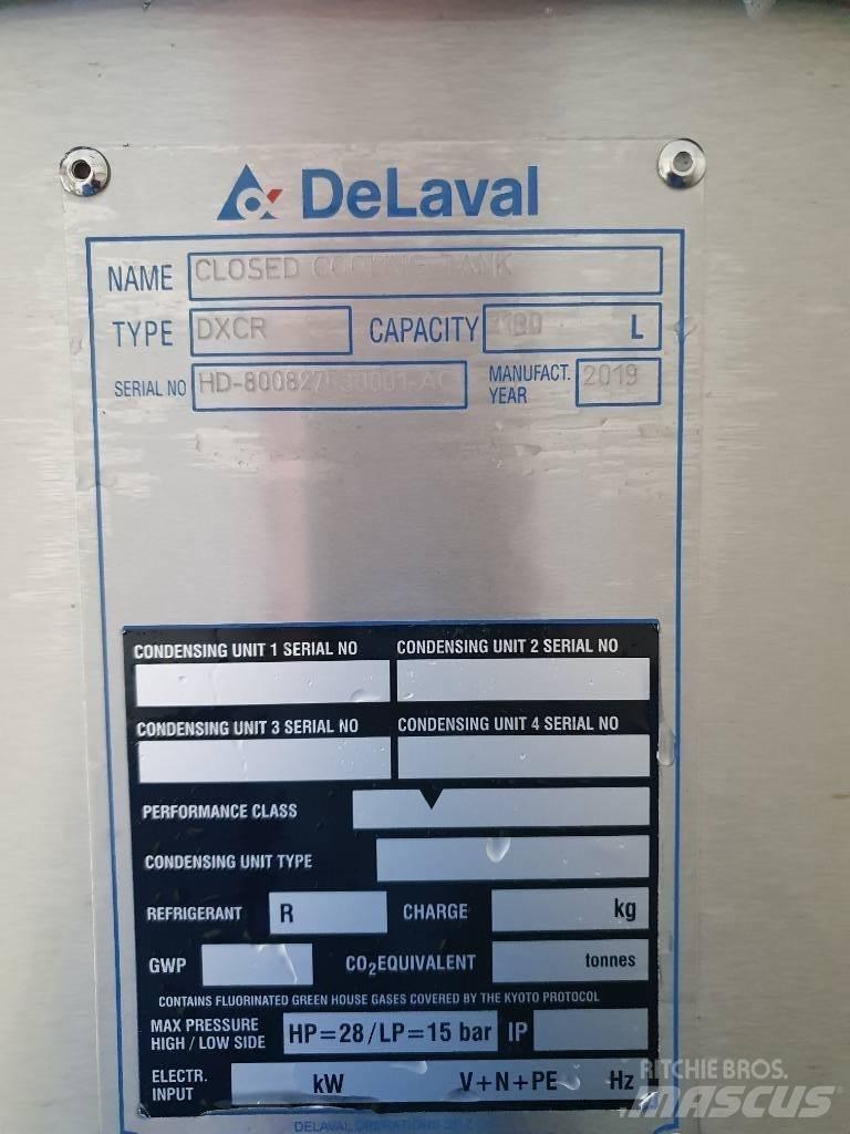 Delaval DXCR1100 Equipamento de armazenamento de leite