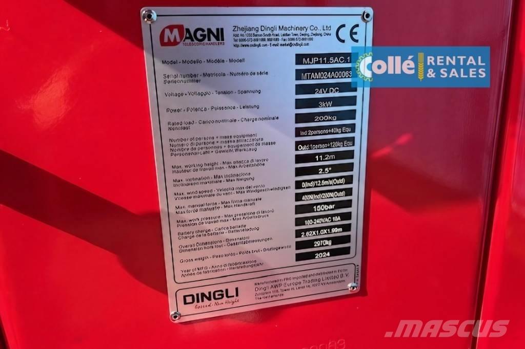 Magni MJP 11.5 | 2024 Elevadores braços articulados
