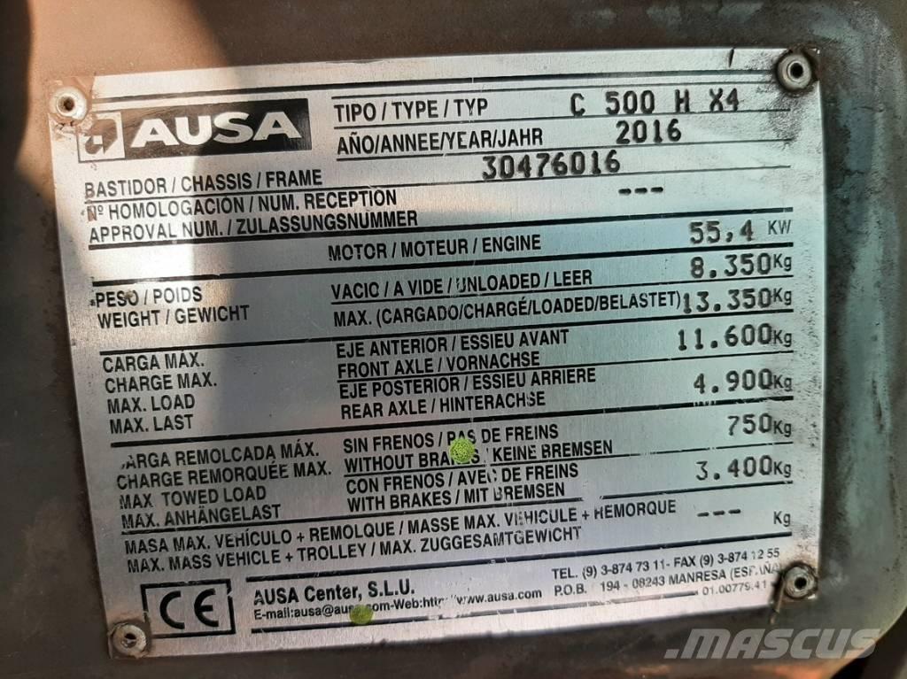 Ausa C 500 H X4 Empilhadores todo-terreno