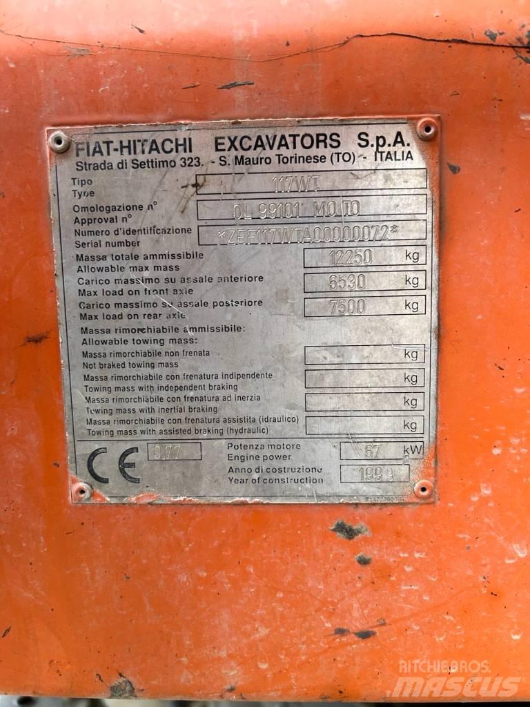 Fiat-Hitachi fh 120 Escavadoras de rodas