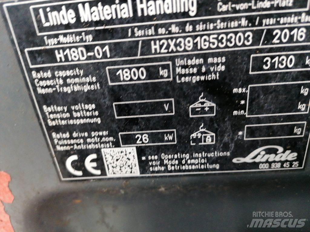 Linde H18D-02 Empilhadores Diesel