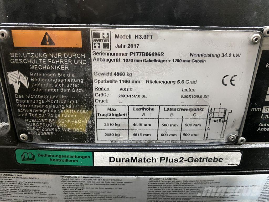 Hyster H3.0FT Empilhadores Diesel