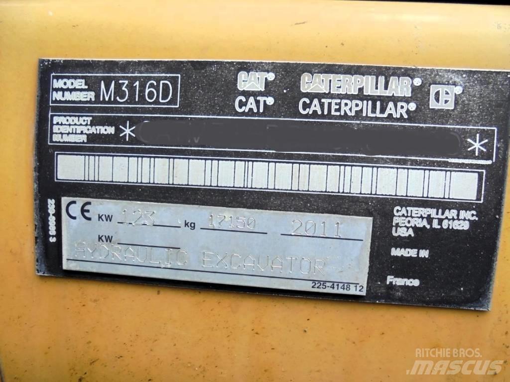 CAT M 316 D Escavadoras de rodas