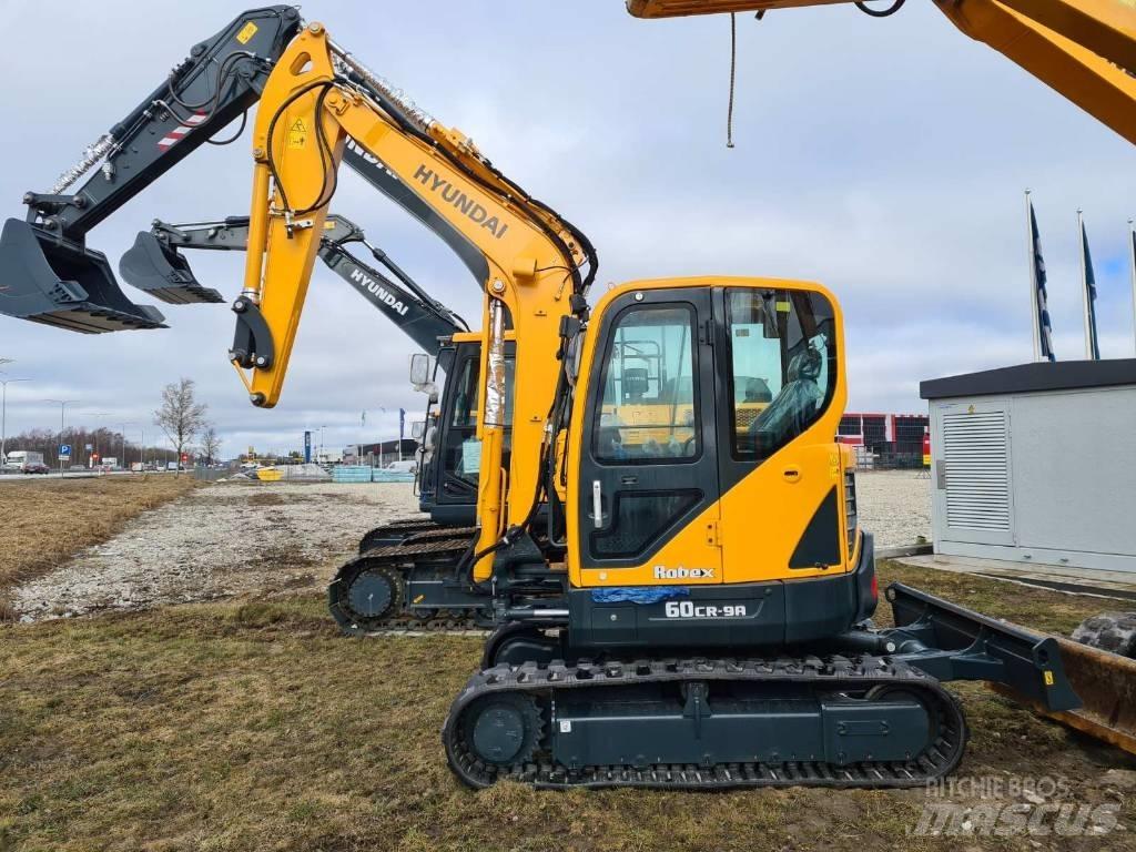 Hyundai R60CR-9A Mini Escavadoras <7t