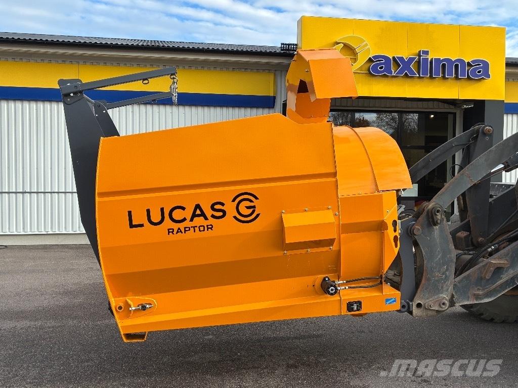 Lucas Raptor Cortadores, moinhos e desenroladores de fardos