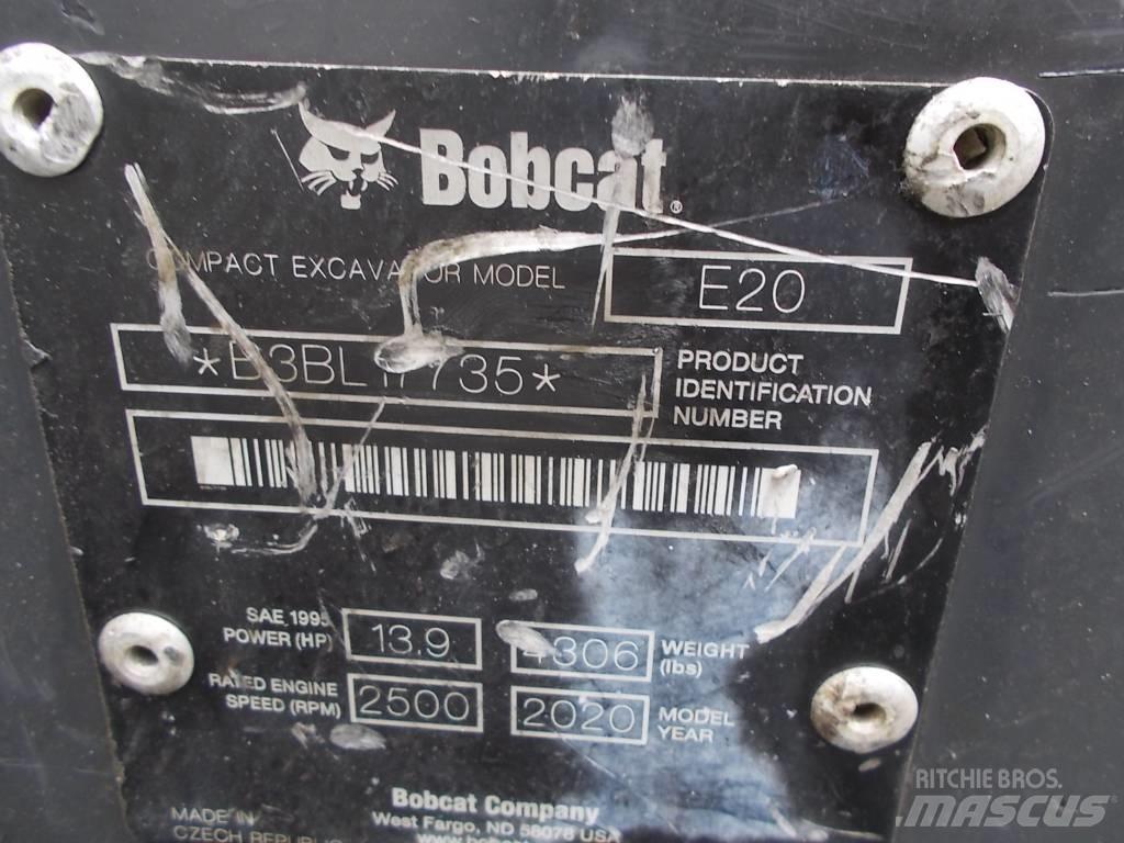 Bobcat E20 Mini Escavadoras <7t