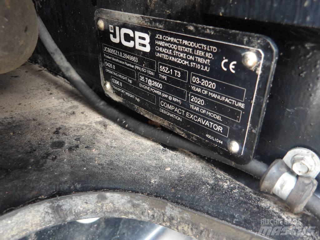 JCB 55Z-1 Mini Escavadoras <7t