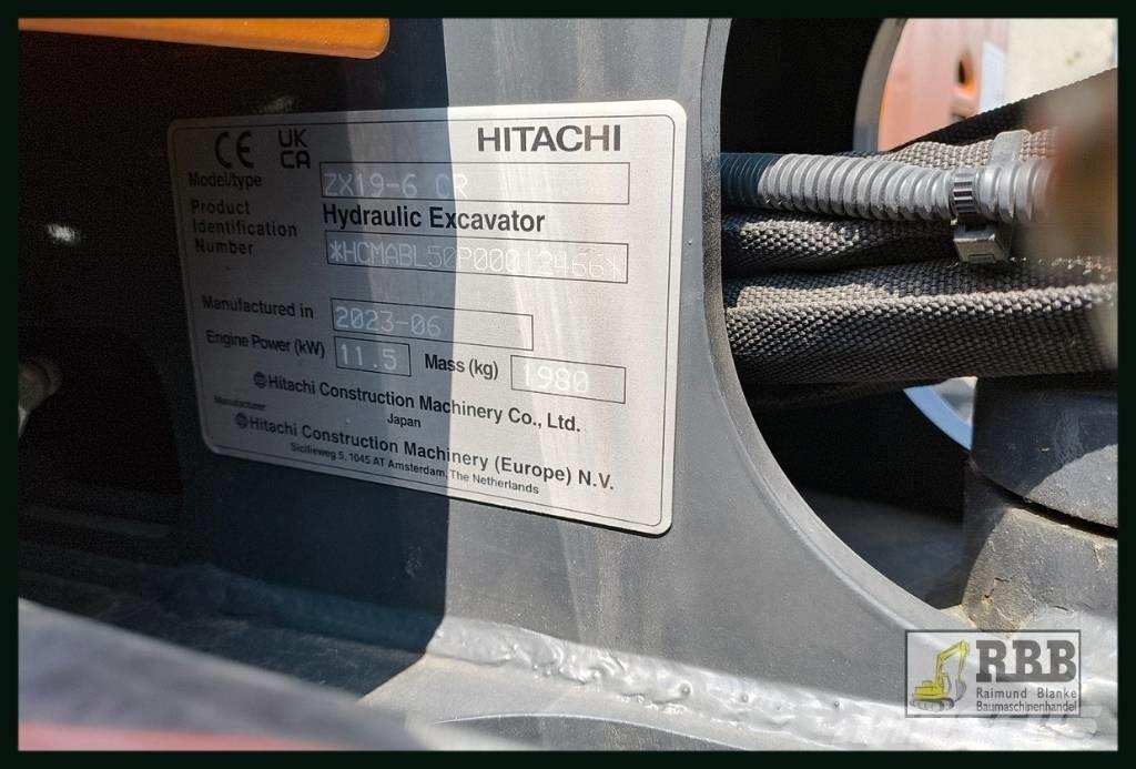 Hitachi ZX 19-6 CR Mini Escavadoras <7t