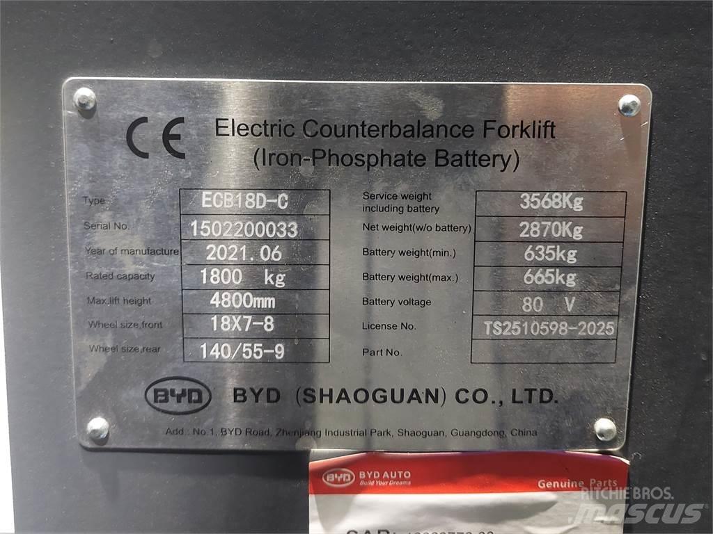  ECB18DC Empilhadores eléctricos