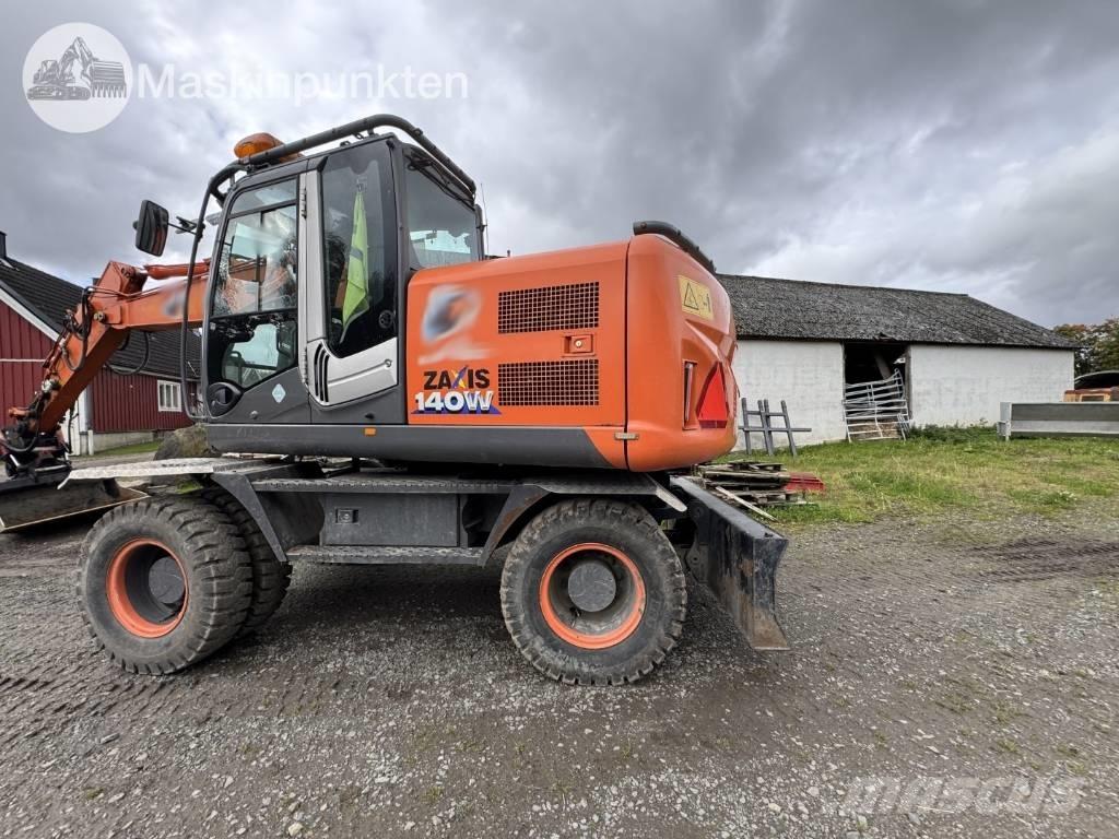 Hitachi ZX 140 W-3 Escavadoras de rodas