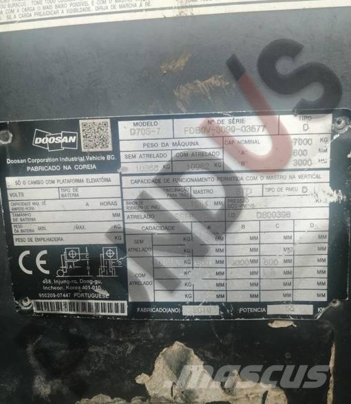Doosan D 70 S-7 Empilhadores Diesel
