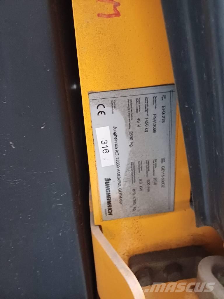 Jungheinrich EFG215 Empilhadores eléctricos