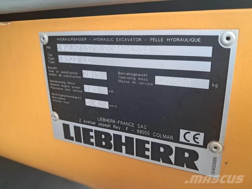 Liebherr R 922 LC Escavadoras de rastos