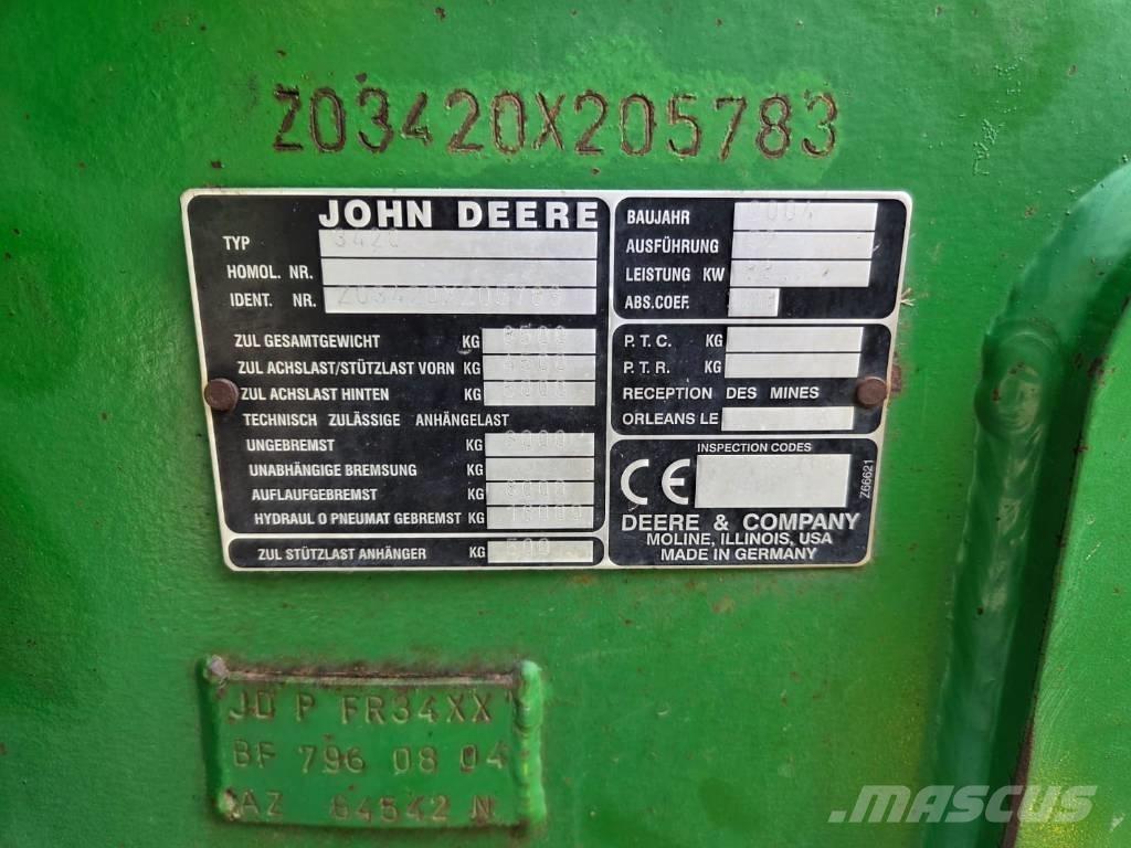 John Deere 3420 Telescópicas para Agricultura