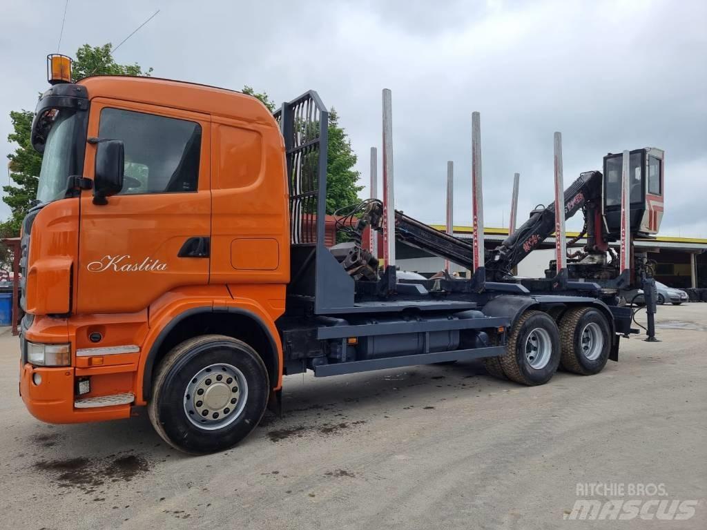 Scania R 580 Camiões de transporte de troncos